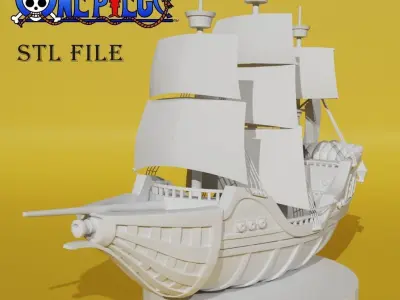 OnePiece Ship - Gol D Roger s Ship Oro Jackson Free 3D model