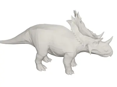 Dinosaur triceratops 3D model