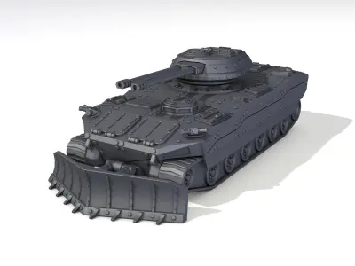 Armored infantry vehicle - 3d-printed model 3D print model