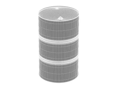 Metal Barrel 3D model order