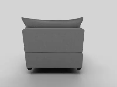 Cushion Sofa  Low-poly 3D model