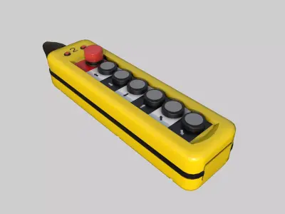 Pendant Overhead Crane Low-poly 3D model