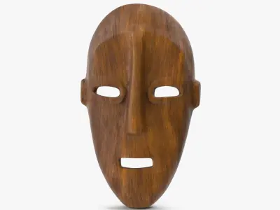  African Congo Mask 4 Wood 