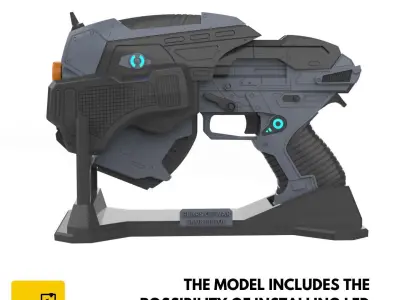 Snub Blaster - Gears of War - Commercial - Printable STL 3D print model