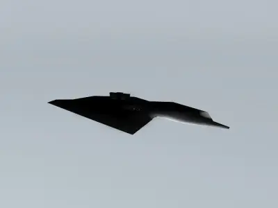 Residence fighter jet 3D model