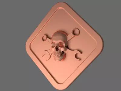 Danger Sign 3D model