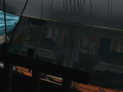 Detailed Ship Free 3D model
