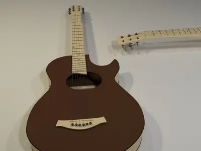 Guitar  Low-poly 3D model