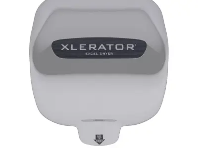 Xlerator Hand Dryer- Chrome 3D model