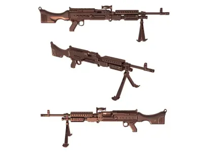 SAR 762 MT-E -  rifle 3D print model