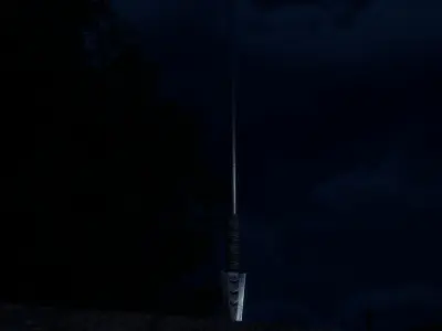 Stealth Spear and Throwing Knife 3D Model Pack