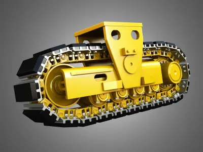  Asphalt Removal Track 3D model