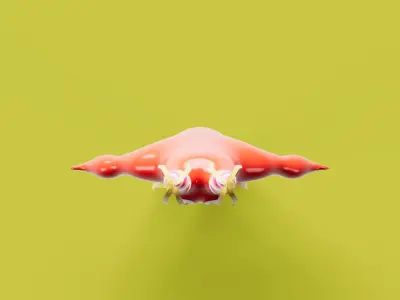Monstre 1 Low-poly 3D model