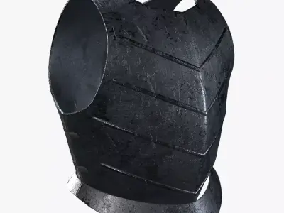 Medieval Armor V02 Low-poly 3D model