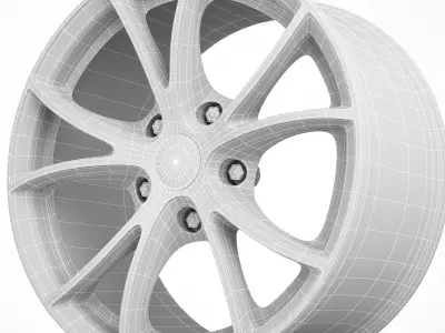 Alcasta wheel rims 3D model
