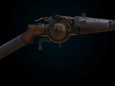 Valient Thor II Space Pistol 3D model