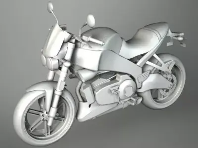 MOTOCICLETA motorcycle 3D model purchase