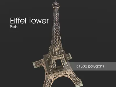 Eiffel Tower - Tour Eiffel 3D model