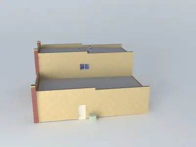 Industrial style House Free 3D model