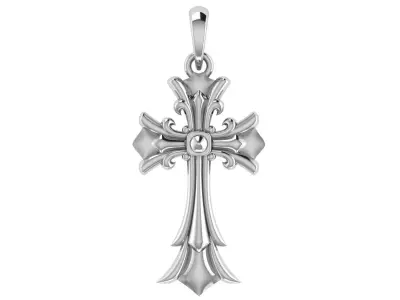 CROSS PENDANT CR187 3D print model