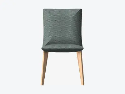 Furniture - Chair - Contemporary - Wooden - Feet Low-poly 3D model