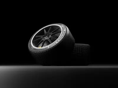 Mercedes-Benz AMG GTR Car Wheels  3D model