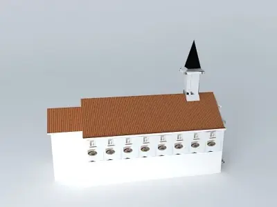 Queen of the Apostles parish Free 3D model