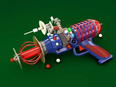 SPACE CARTOON BLASTER 3D model