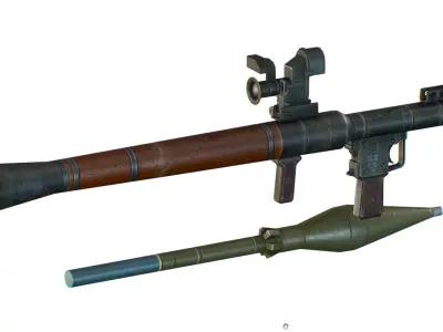 USSR Rocket Propelled Launcher Grenade - RPG Low-poly 3D model