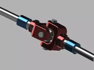 Universal joint 3D model buy