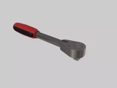 Ratchet Wrench Low-poly 3D model