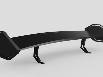 Spoiler guster design tuning garage  3D model