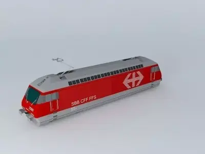 SLM, ABB - Lok 2000 / SBB Re 460 Free 3D model
