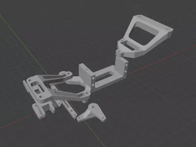 Custom RC Car Feiyue FY-03 3D print model