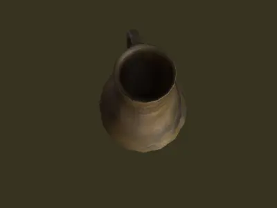 Medieval Jug  Free low-poly 3D model