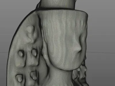 Kybele statue 3D model