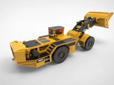 Heavy Mining Loader 3D model