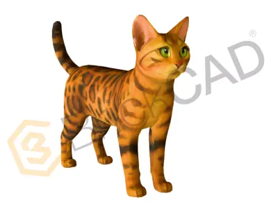 Cat 3D Model High Detail Realistic or Stylized 3D model