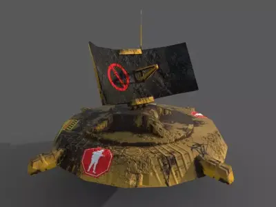 laser gun  Low-poly 3D model purchase