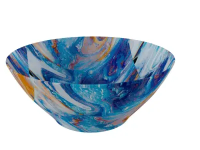 Bowl in Diffrent Pattren 3D model