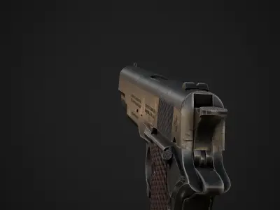 Colt M1911 Low-poly 3D model order