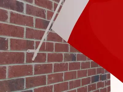 Flag of Ajman 3D model
