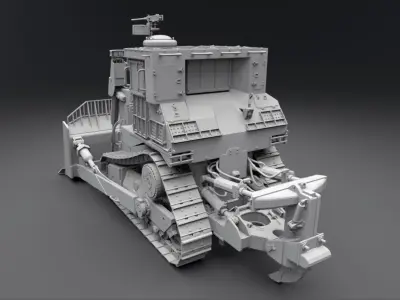 T9 Dozer Scale model 3D print model