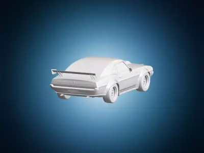 Sports Car 3D Print Model 3D print model