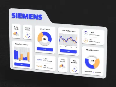 Lowpoly logistics hub warehouse with conveyors and dashboard 3D model