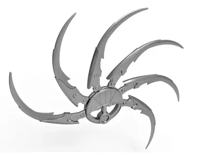 Shuriken of Predator from the movie Alien vs Predator 2004 3D print model