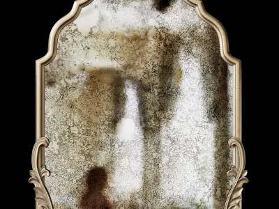 somuchbetterwithage french gold mirror 3D model