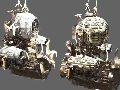 Monster Hunter Zeppelin 3D model