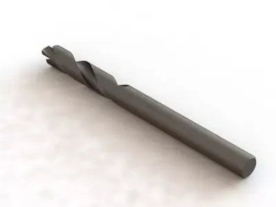 Broca Escalonada Step Drill dia 8 x 100 and 8 x 44 and 4 x 6 3D model
