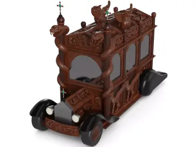 Hearse 3D model 2